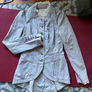 FP Sz 2 pinstripe jacket, never worn, NWOT.